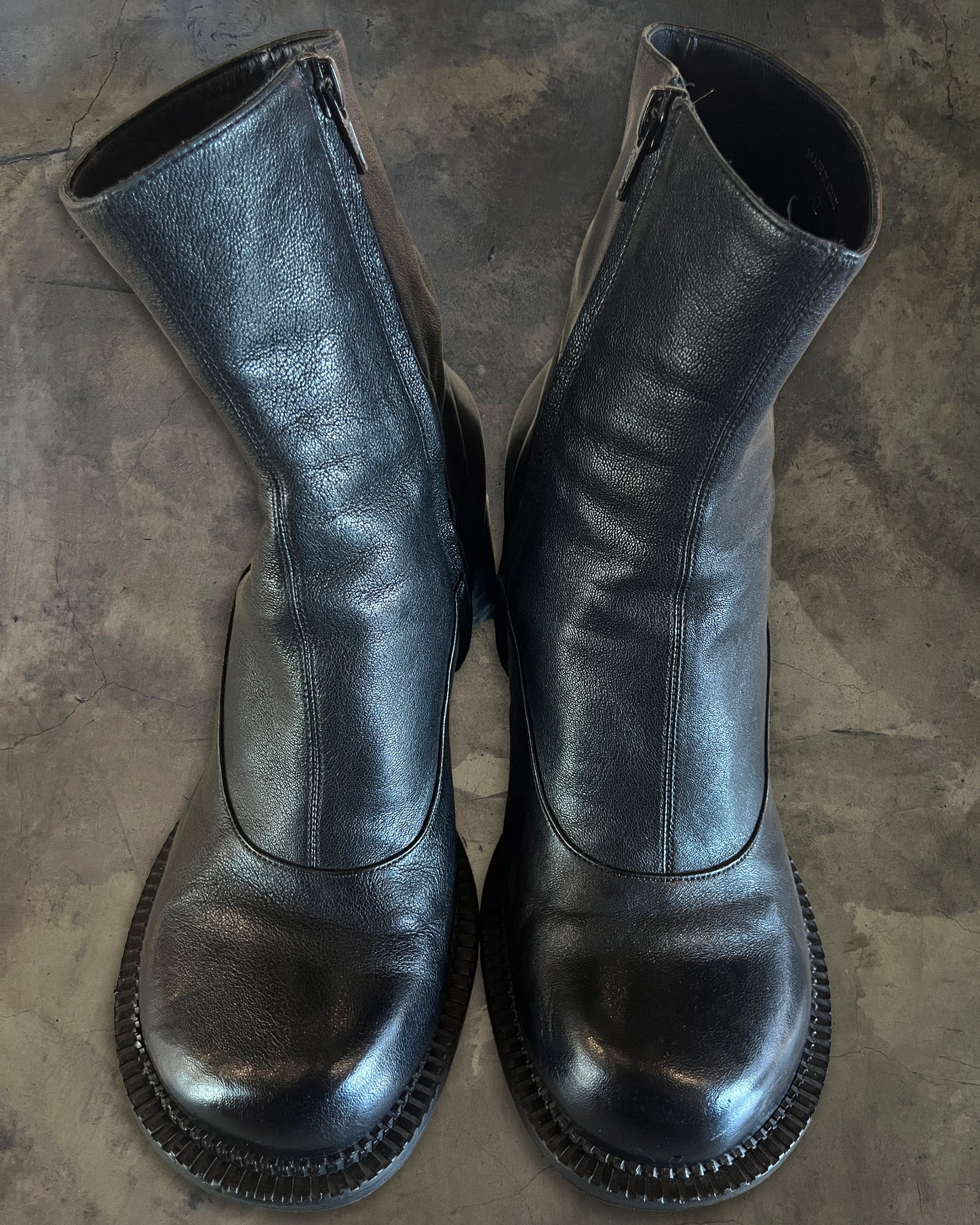 MAISON MARGIELA AW2019 RUNWAY CHUNKY HEEL BOOT