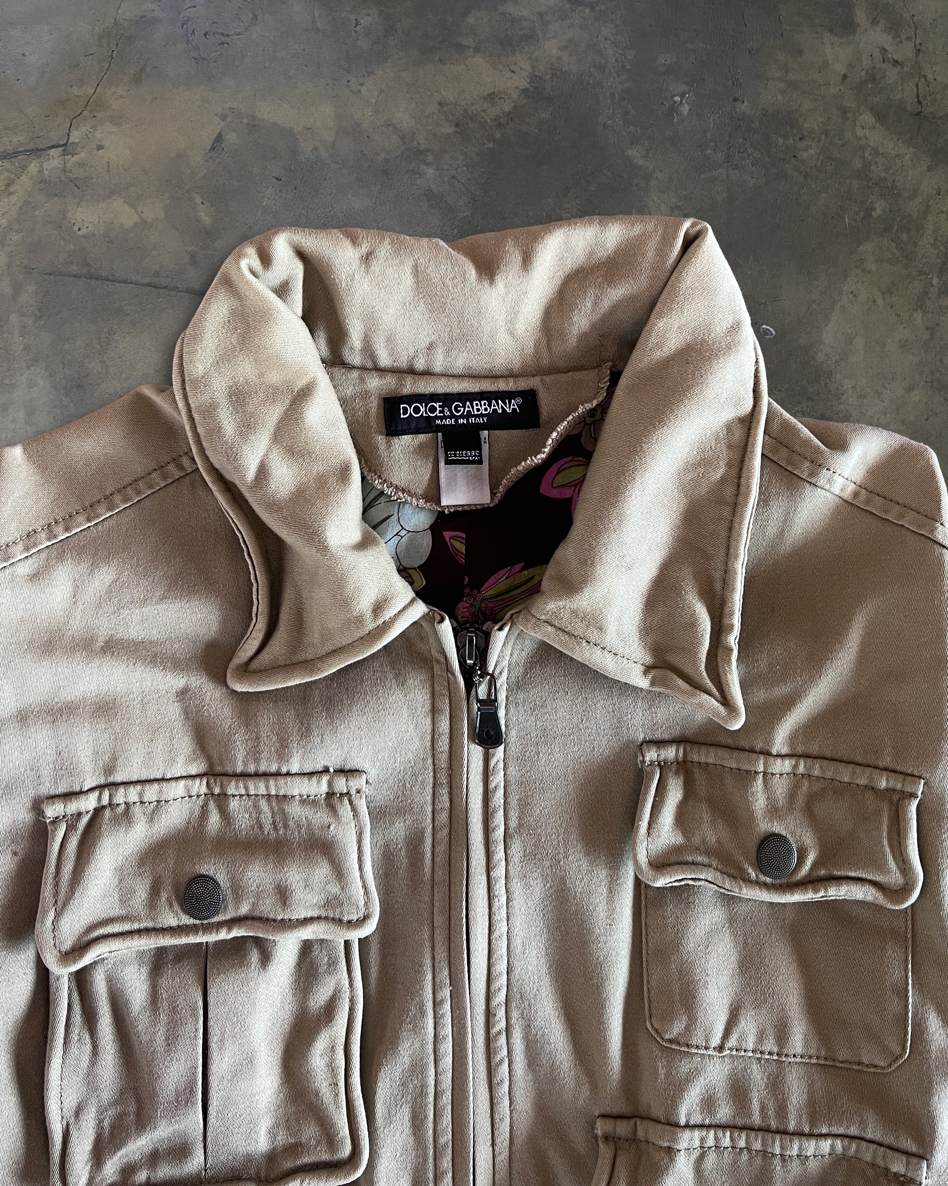 DOLCE & GABBANA AW 2007 SIX POCKETS JACKET – glam archive