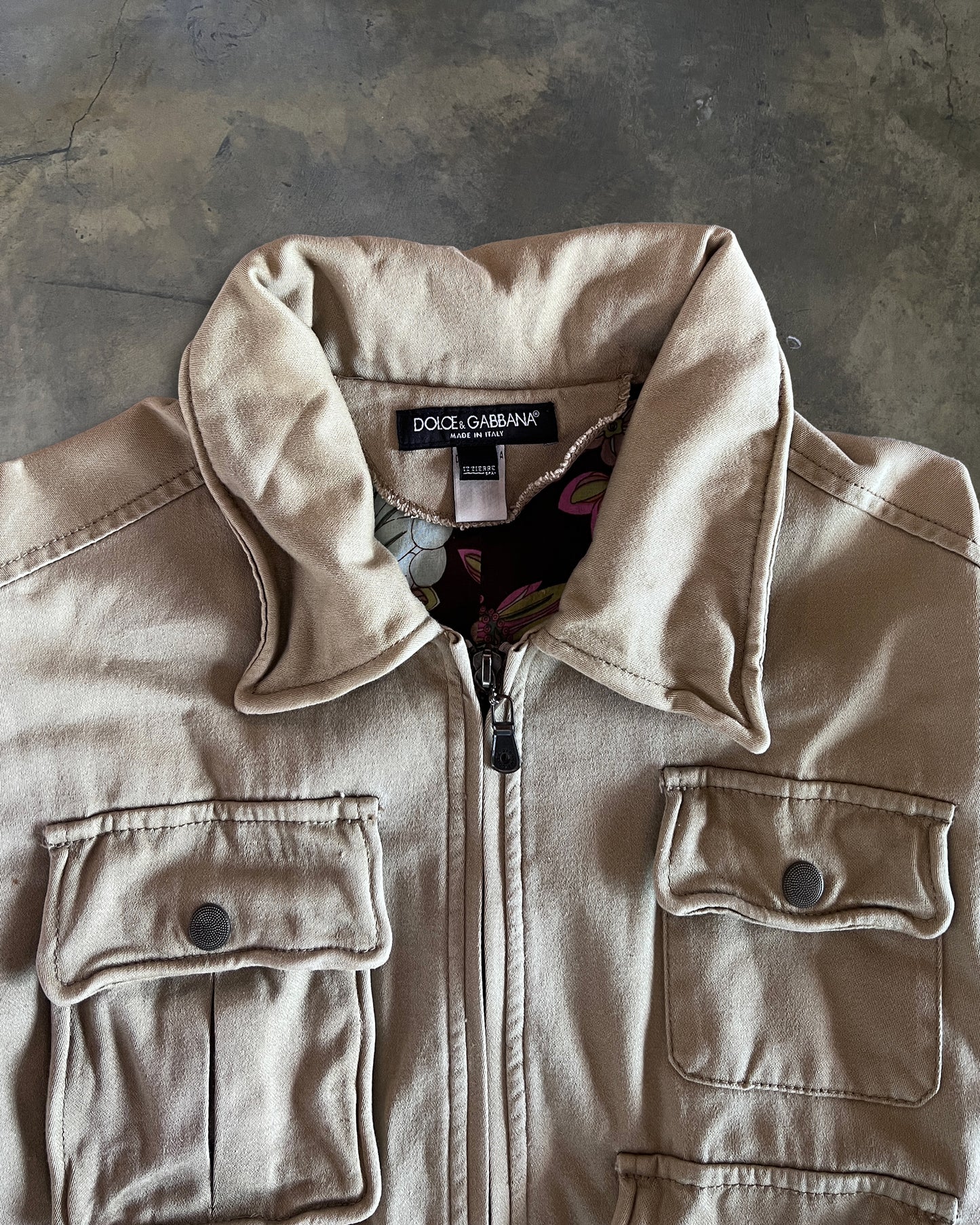 DOLCE & GABBANA AW 2007 SIX POCKETS JACKET