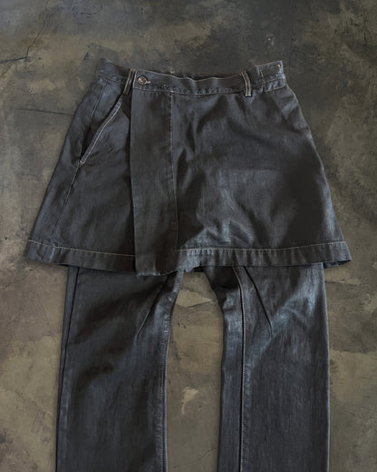 RICK OWENS FW2011 "LIMO" KILTED DETROIT DENIM