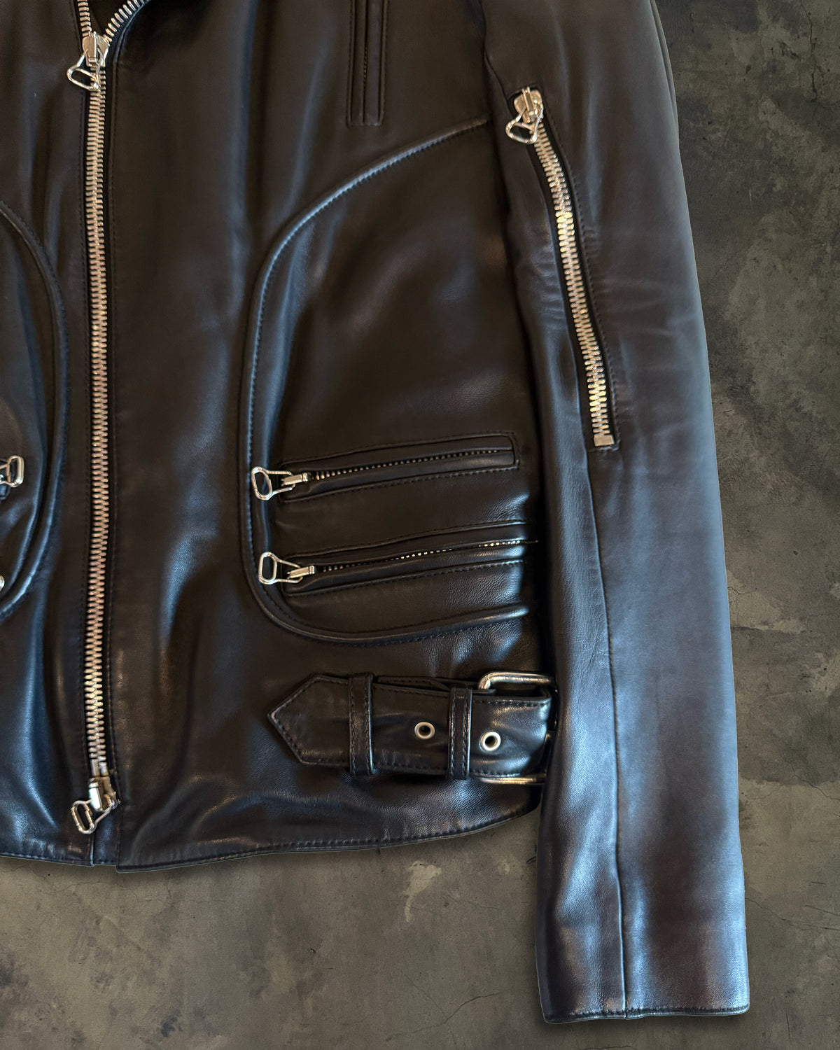 BALMAIN AW2010 LAMBSKIN PERFECTO JACKET