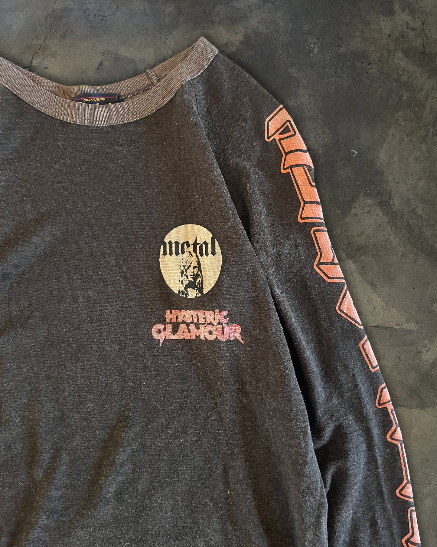 90's HYSTERIC GLAMOUR "FIGHT CLUB PROMO" RAGLAN LONGSLEEVE