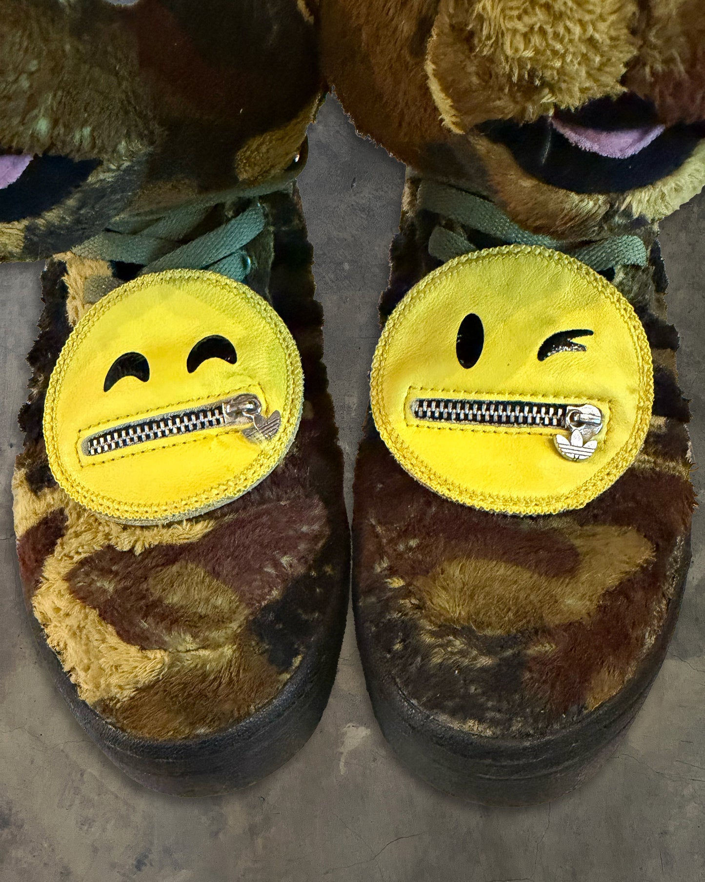 JEREMY SCOTT X ADIDAS CAMO PANDA SNEAKER