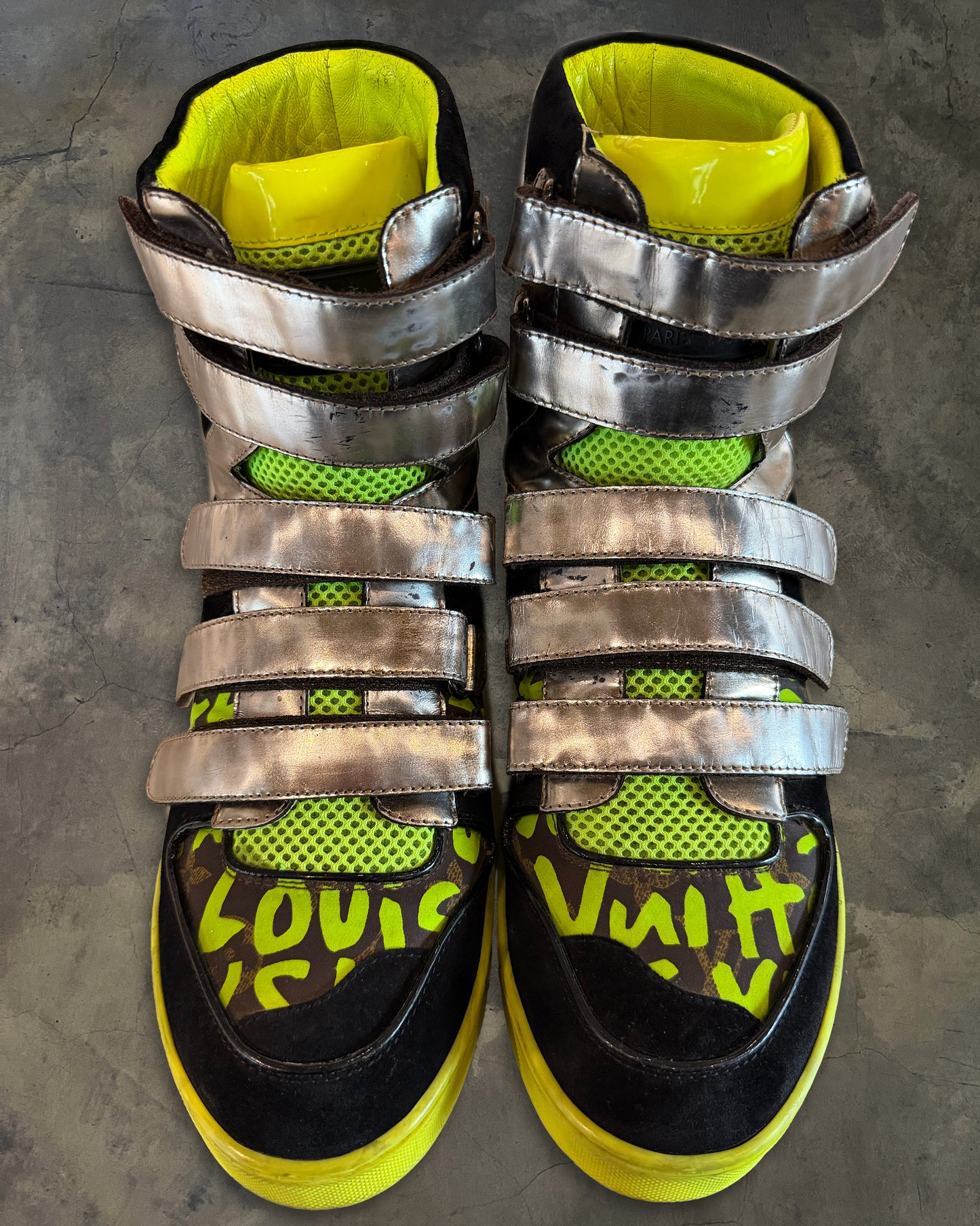 LOUIS VUITTON X STEPHEN SPROUSE 2001 GRAFFITI HIGH TOPS