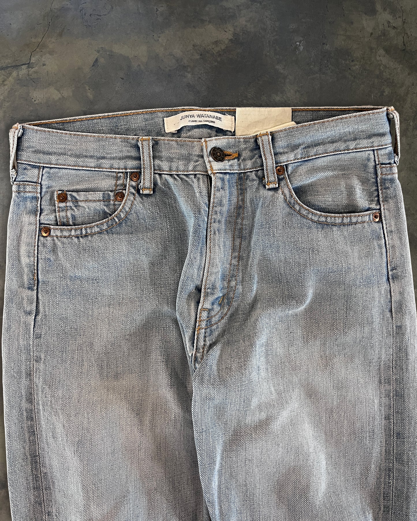 JUNYA WATANABE COMME DES GARÇONS LIGHT WASH DENIM