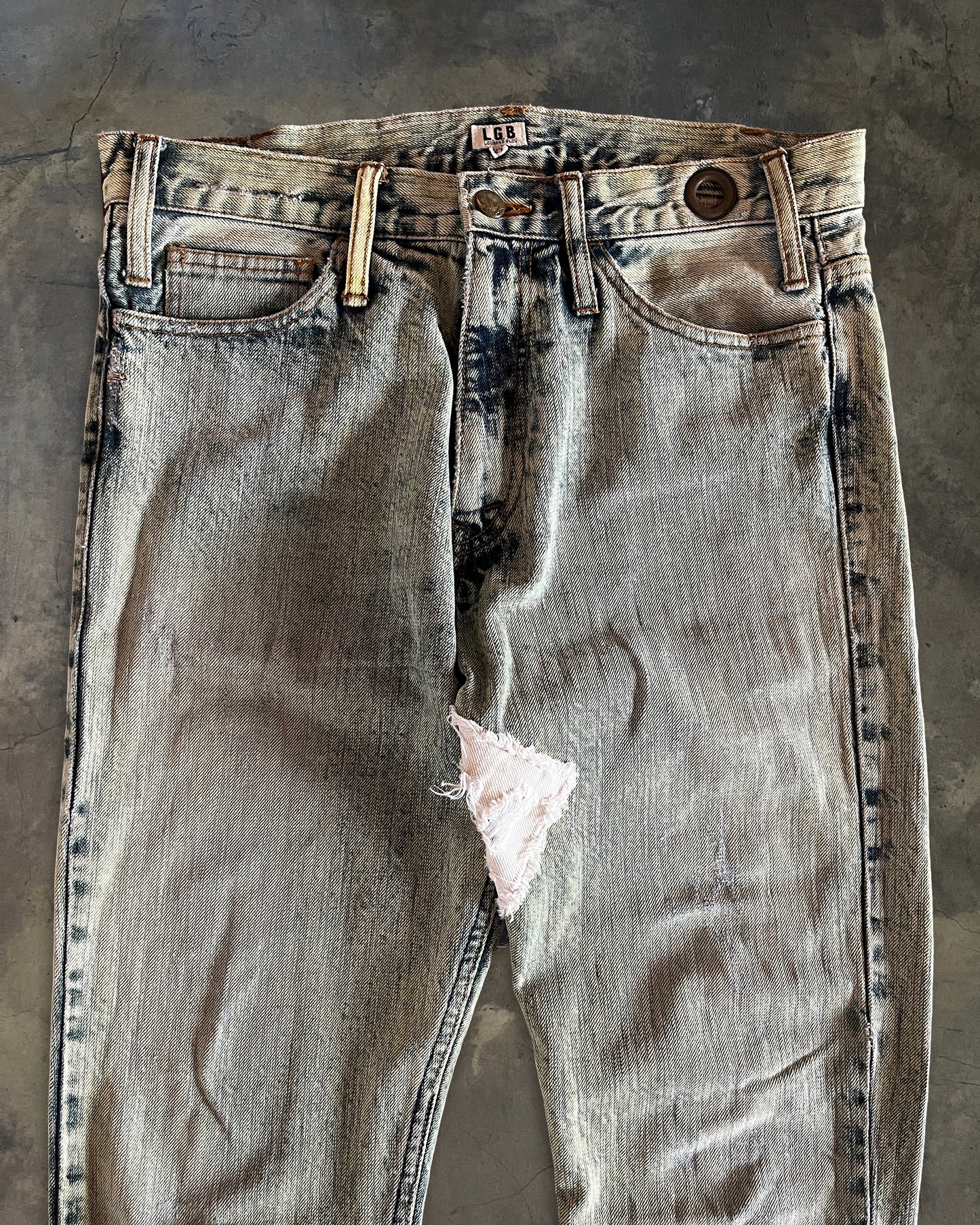 L.G.B ACID WASH CRAZY WOLF DENIM