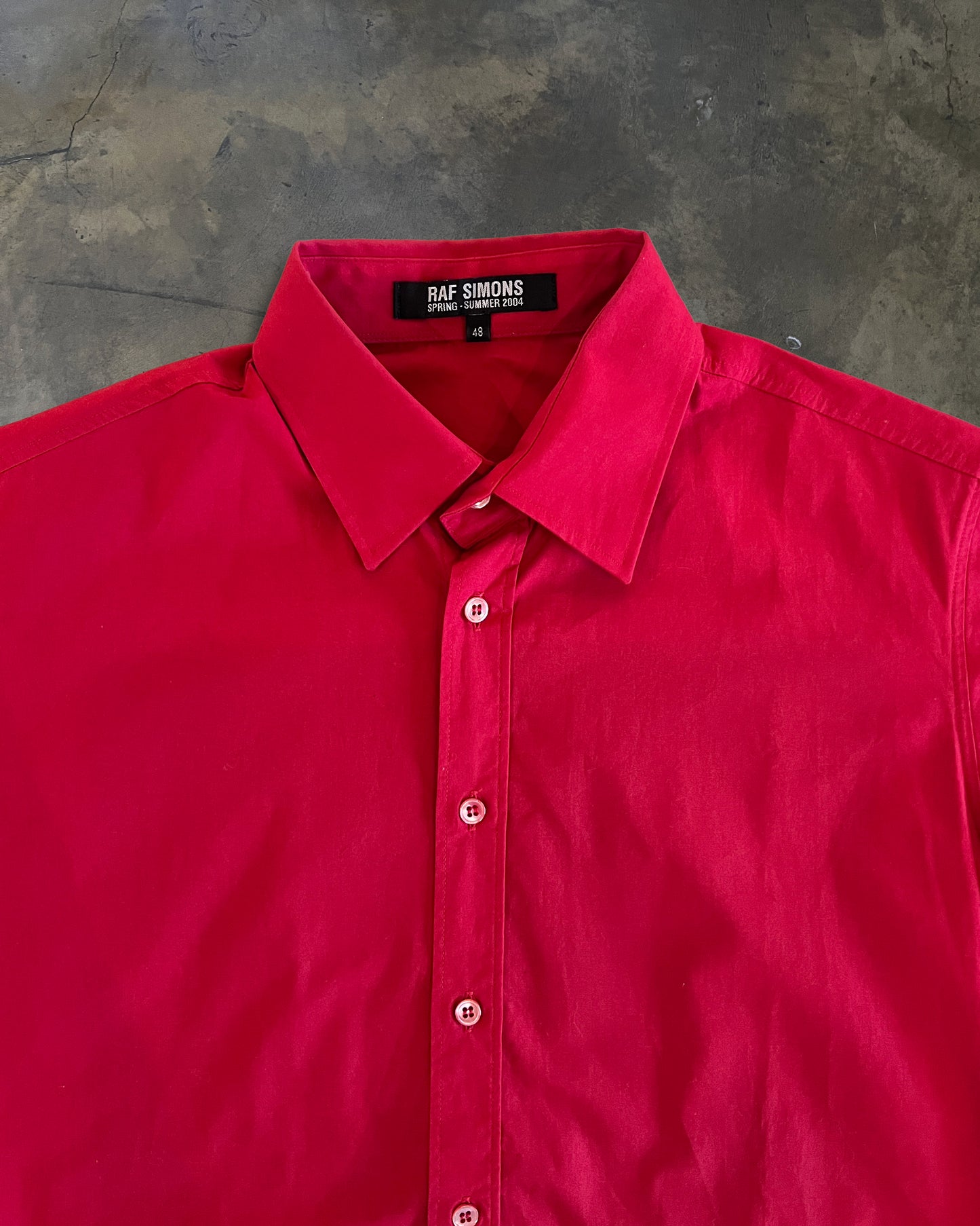 RAF SIMONS SS2004 "MAY THE CIRCLE BE UNBROKEN" DETACHABLE BUTTON UP