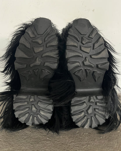 RICK OWENS FW2024 PORTERVILLE LUNAR MEGA TRACTOR BOOTS