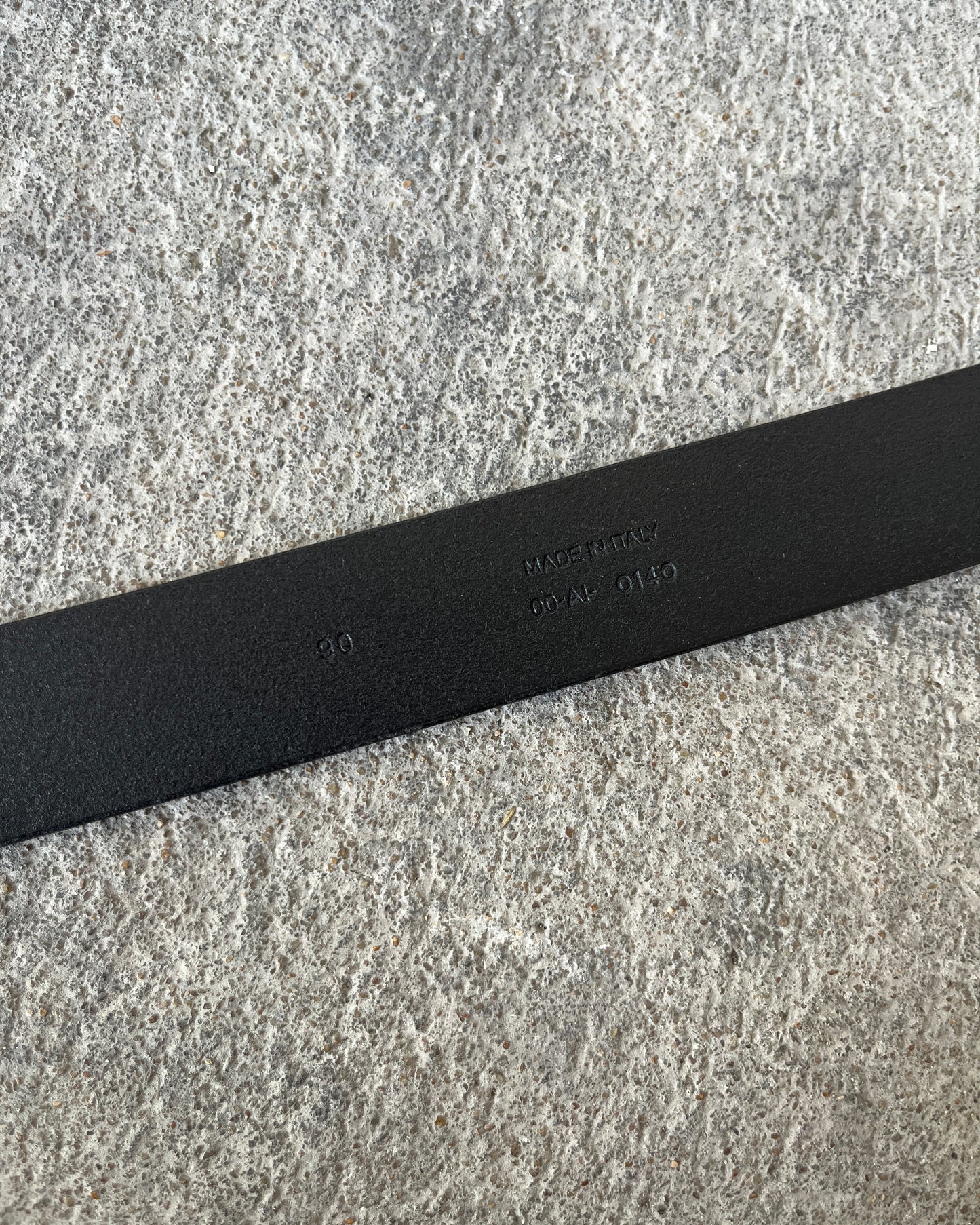 DIOR HOMME AW2002 "REFLEXION" DOUBLE BUCKLE LEATHER BELT