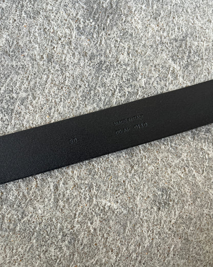 DIOR HOMME AW2002 "REFLEXION" DOUBLE BUCKLE LEATHER BELT