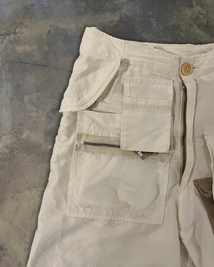 RICK OWENS SS2003 ‘SUCKERBALL’ MULTIPANELED CARGO POCKET SHORTS
