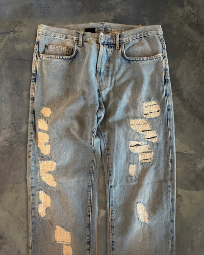 DIOR HOMME SS2006 CRASH DENIM JEANS