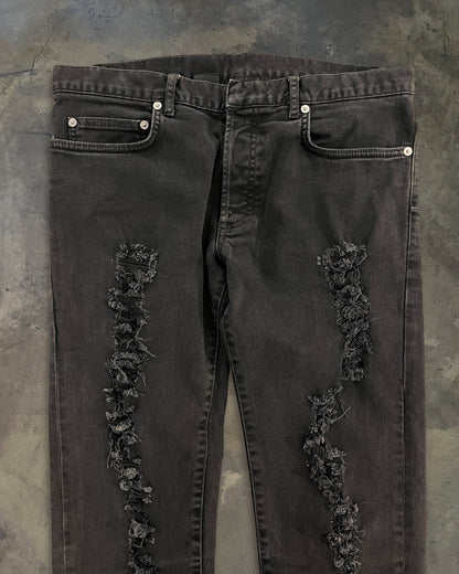 DIOR HOMME FW2010 DISTRESSED DENIM