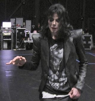 BALMAIN FW2009 'MICHAEL JACKSON' LEATHER BLAZER
