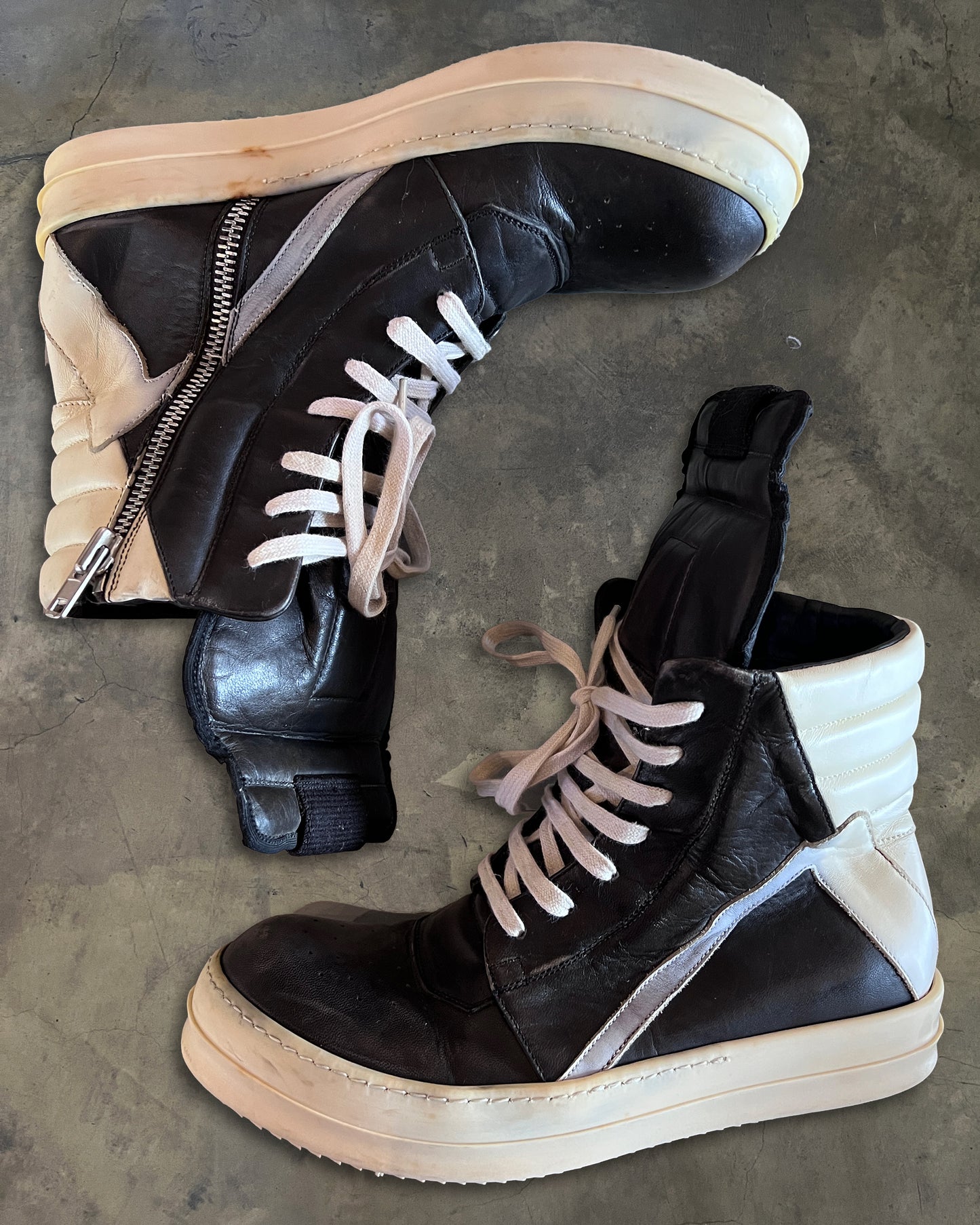 RICK OWENS AW2015 GEOBASKET