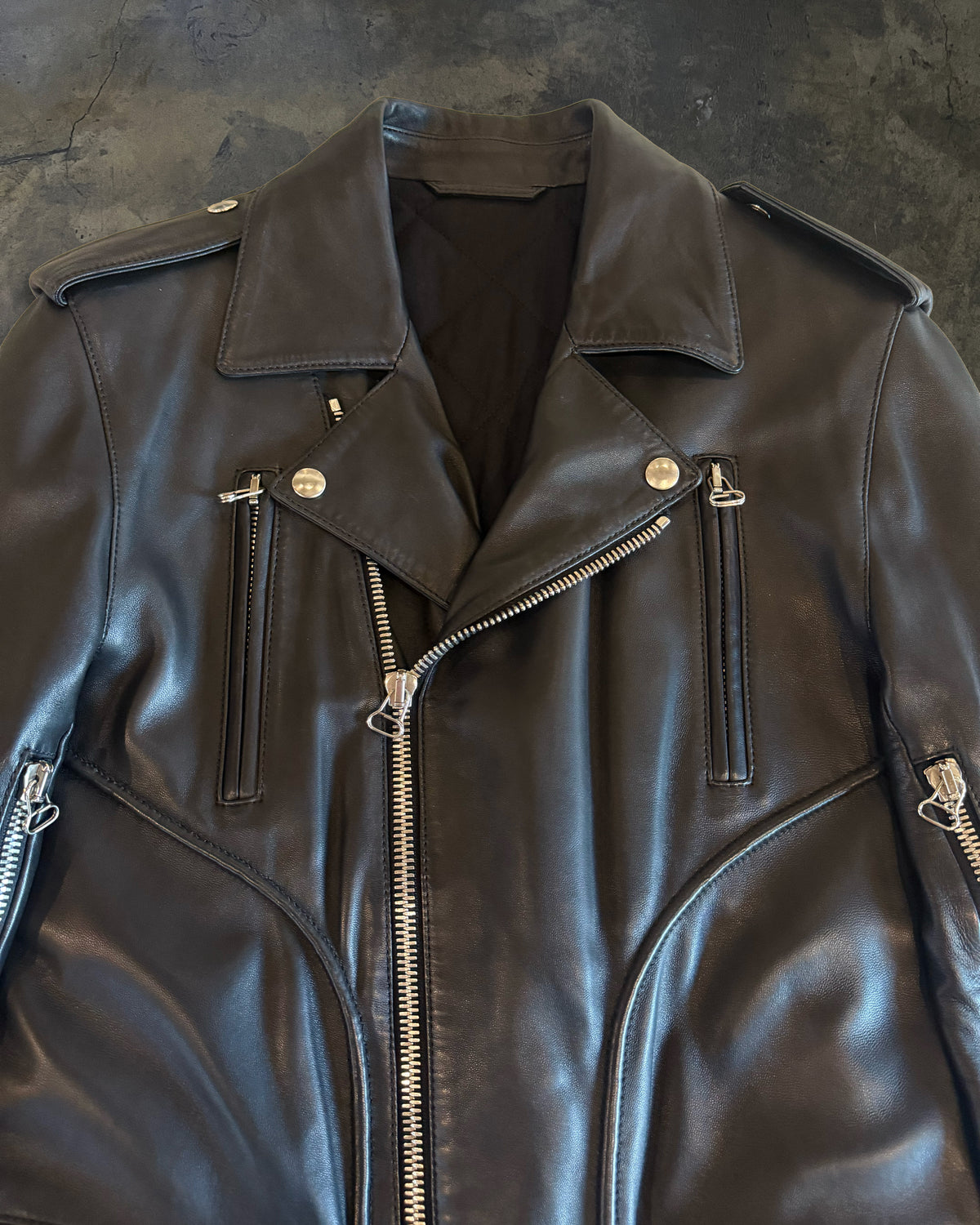 BALMAIN AW2010 LAMBSKIN PERFECTO JACKET