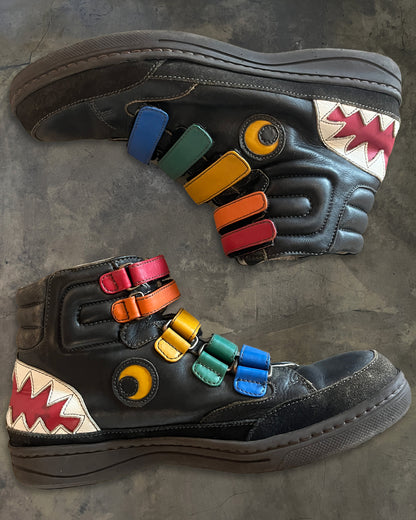 JCDC VELCO STRAP SHARK HIGH TOPS