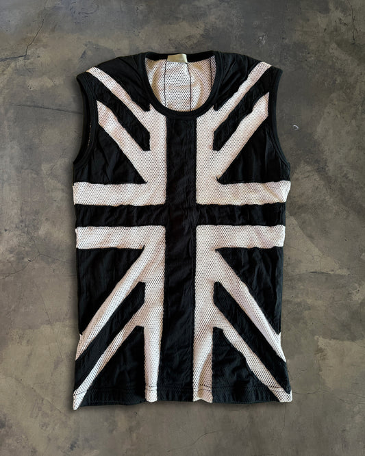 DIOR HOMME SS2006 FLAG MESH TANK