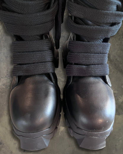 RICK OWENS SS2024 "LIDO" BOZO TRACTORS BOOTS