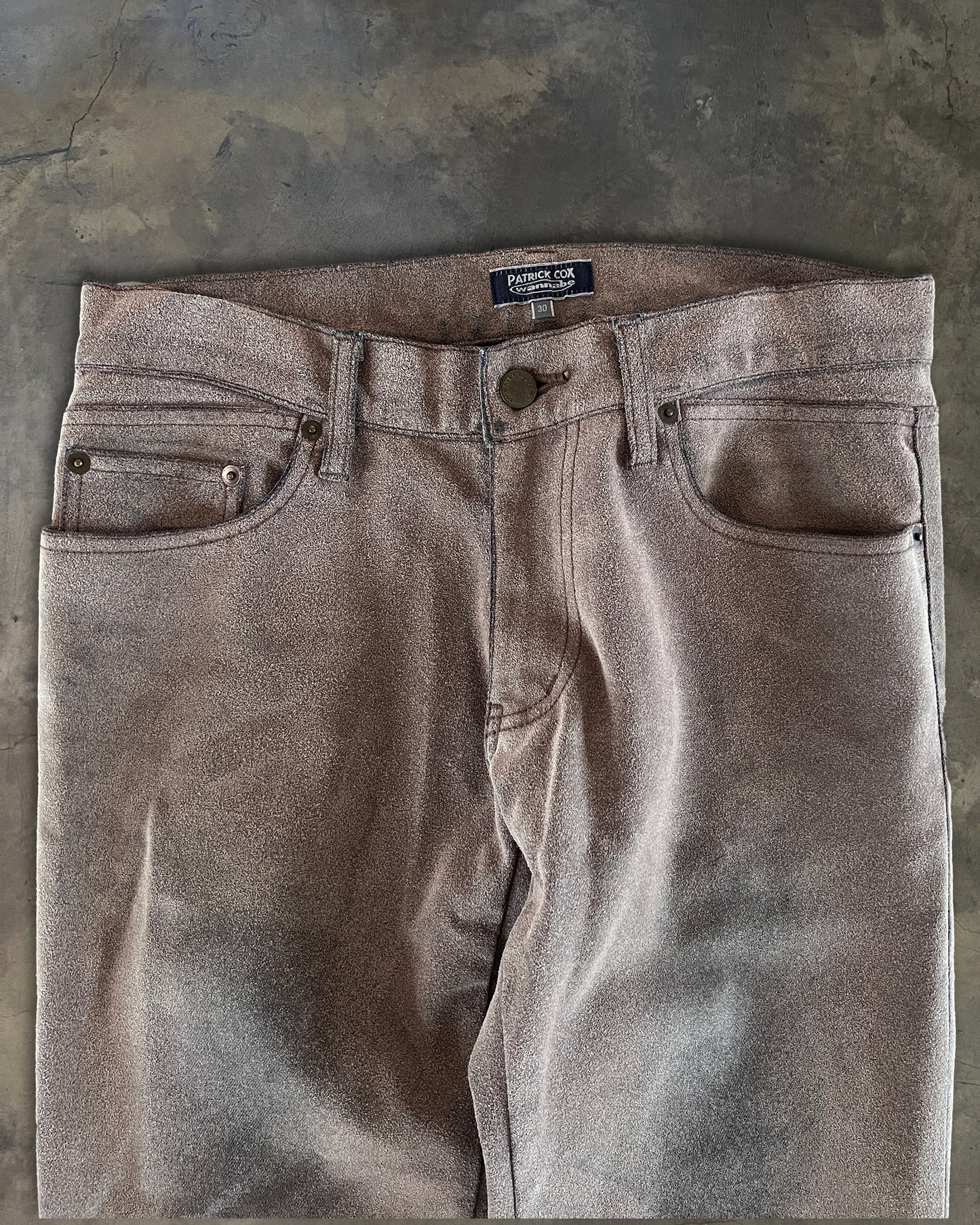 PATRICK COX SUEDE TROUSERS