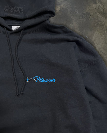 VETEMENTS "ONLY VETEMENTS" HOODIE