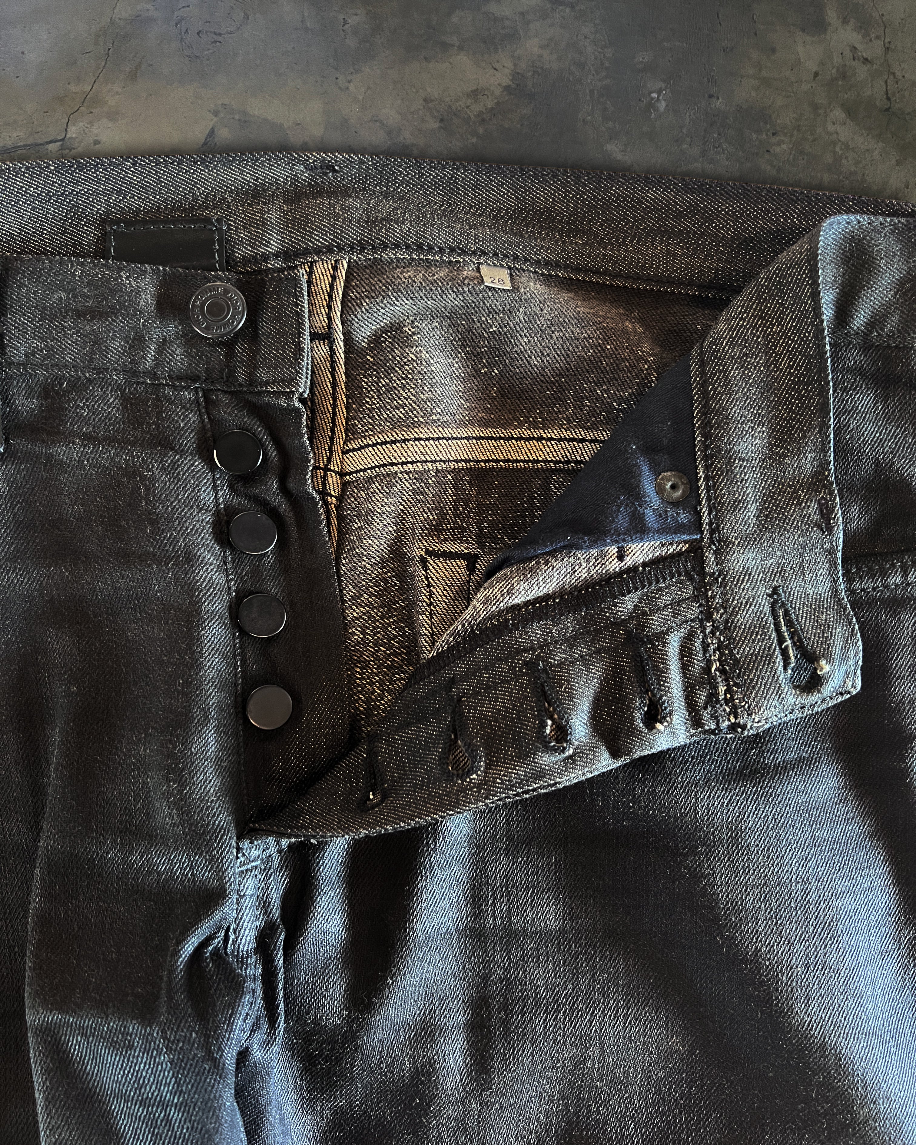 DIOR HOMME AW2008 NIGHTFALL WAXED DENIM – glam archive