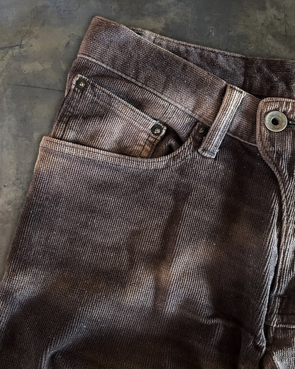 L.G.B VELOUR ACID WASH BIKER PANTS