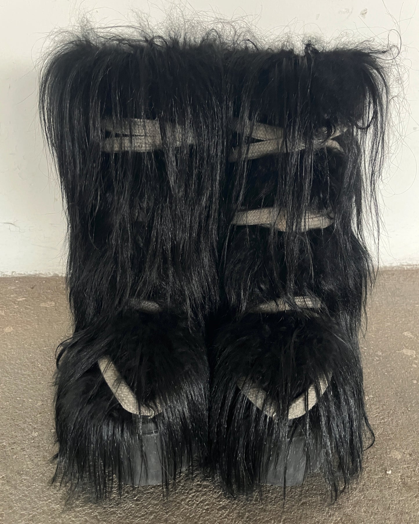 RICK OWENS FW2024 PORTERVILLE LUNAR MEGA TRACTOR BOOTS