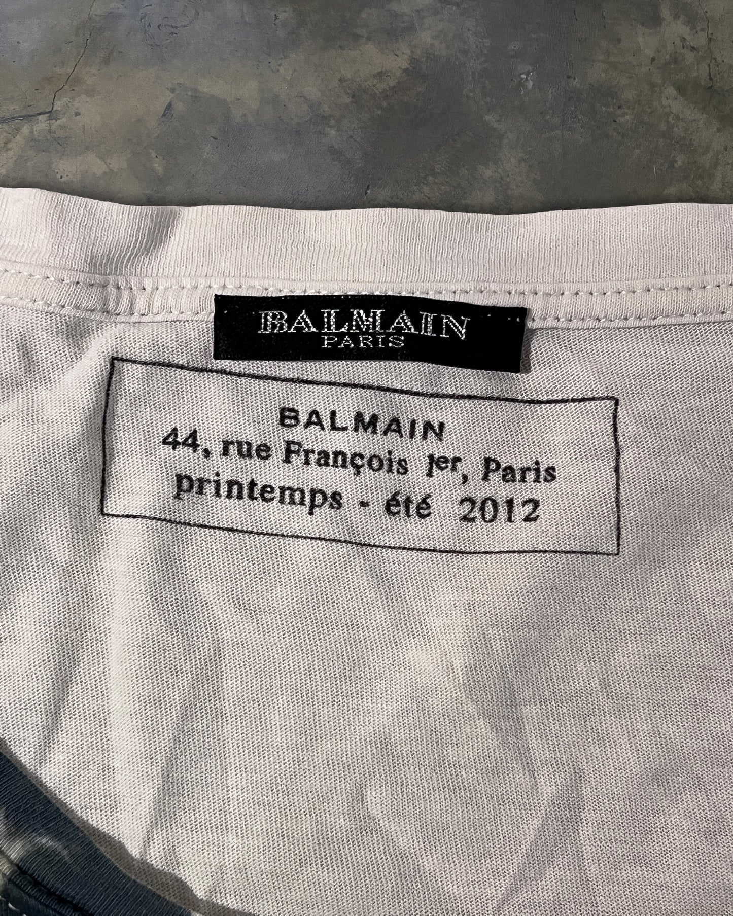 BALMAIN SS2012 EAGLE TEE