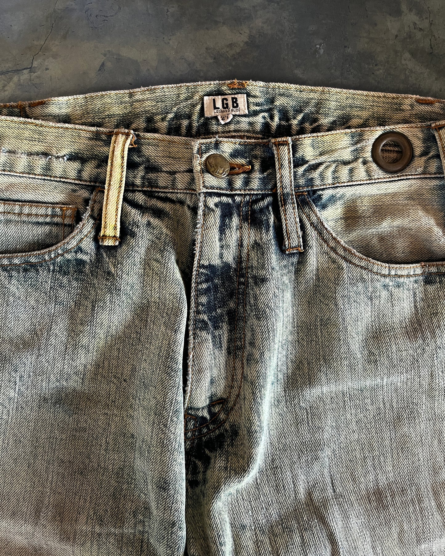 L.G.B ACID WASH CRAZY WOLF DENIM