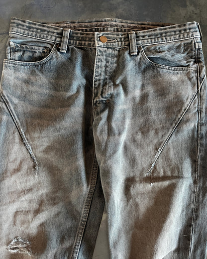 NUMBER (N)INE SS2007 "ABOUT A BOY" MUDWASH PAIN DENIM