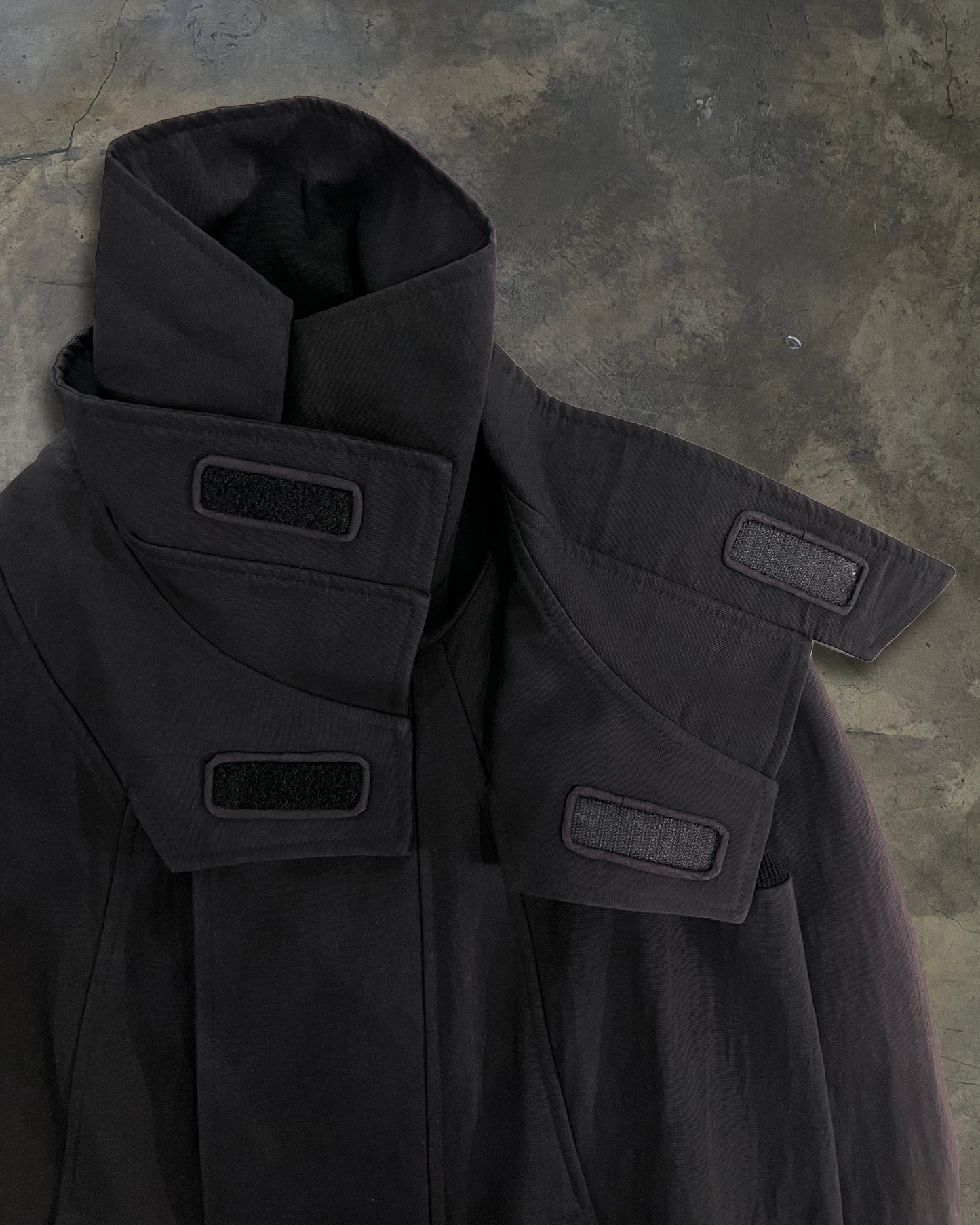 RICK OWENS FW2008 "STAG" DOUBLE COLLAR JACKET