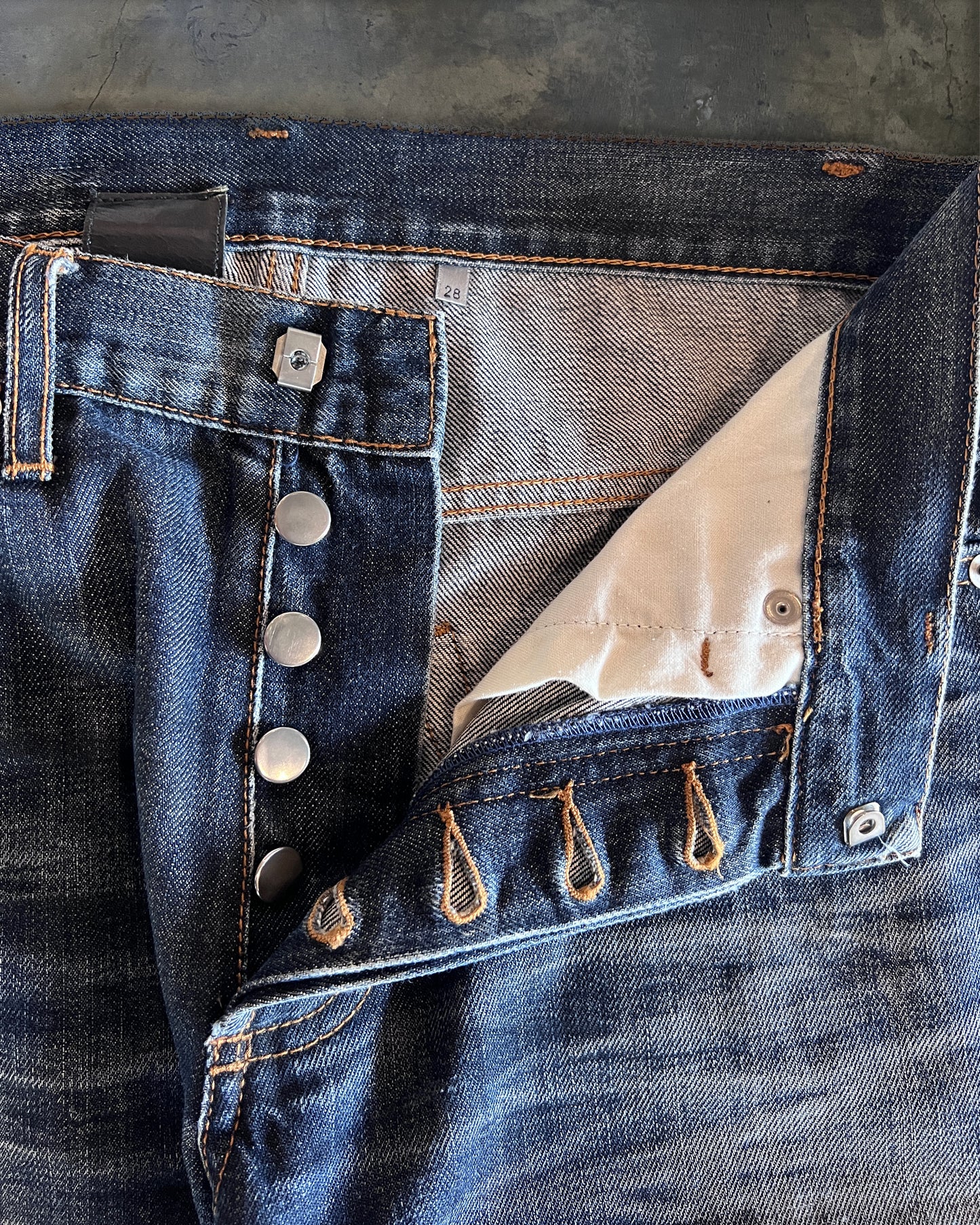 DIOR HOMME SS2005 "BECK" VINTAGE WASH DAUPHIN DENIM