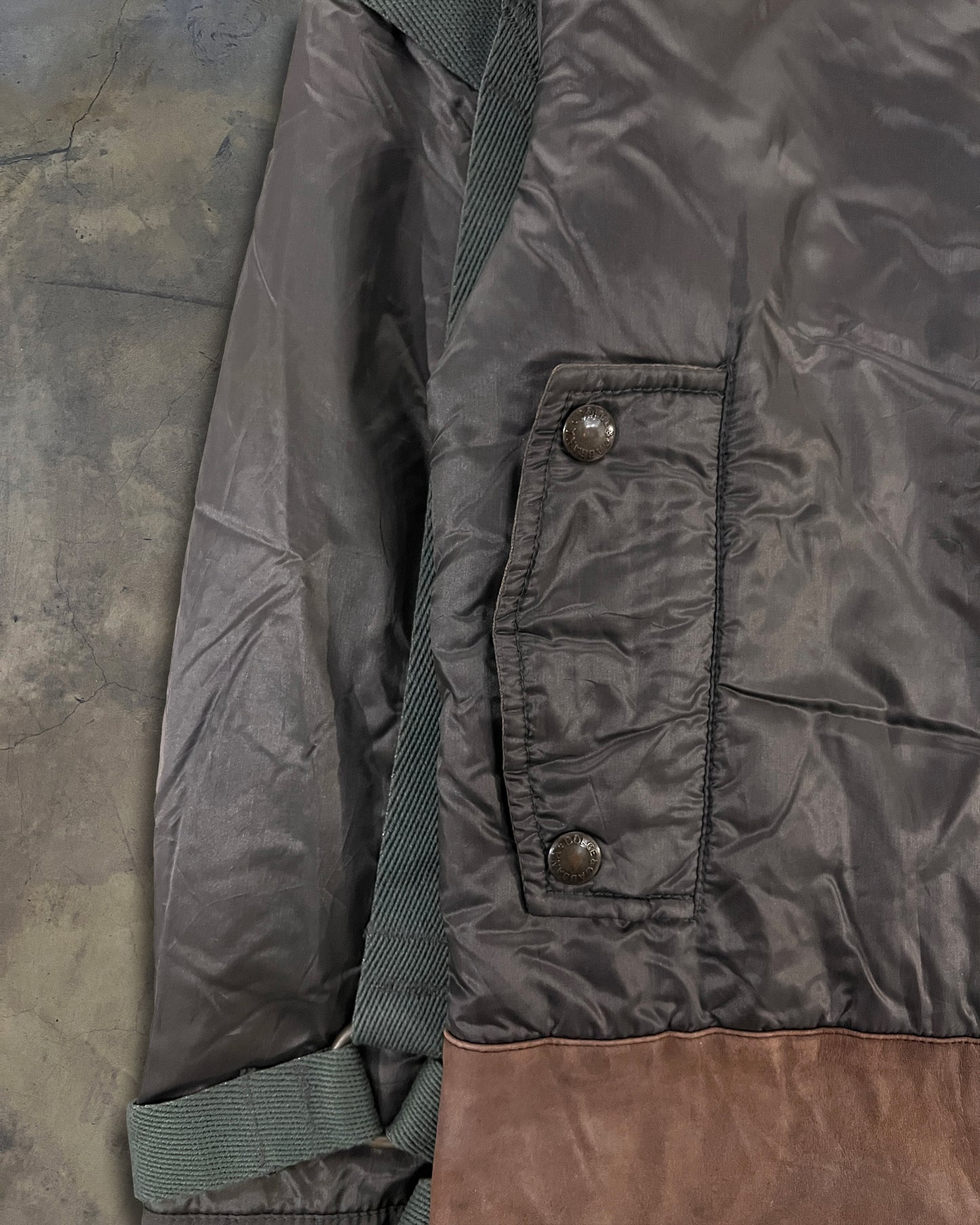 DOLCE GABBANA 2003 MILITARY BONDAGE BOMBER