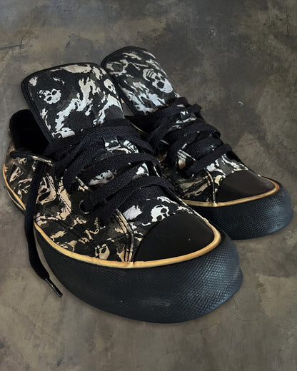 NUMBER (N)INE SS2001 "TIME MIGRATION" SKULL SNEAKERS