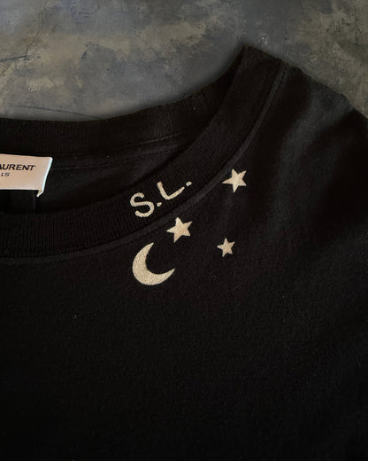 SAINT LAURENT 2016 BLACK STAR TEE