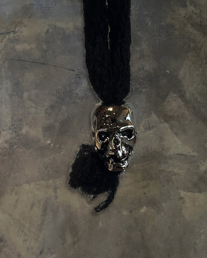 UNDERCOVER AW2003 "PAPERDOLL" WOOL KNIT SKULL SCARF