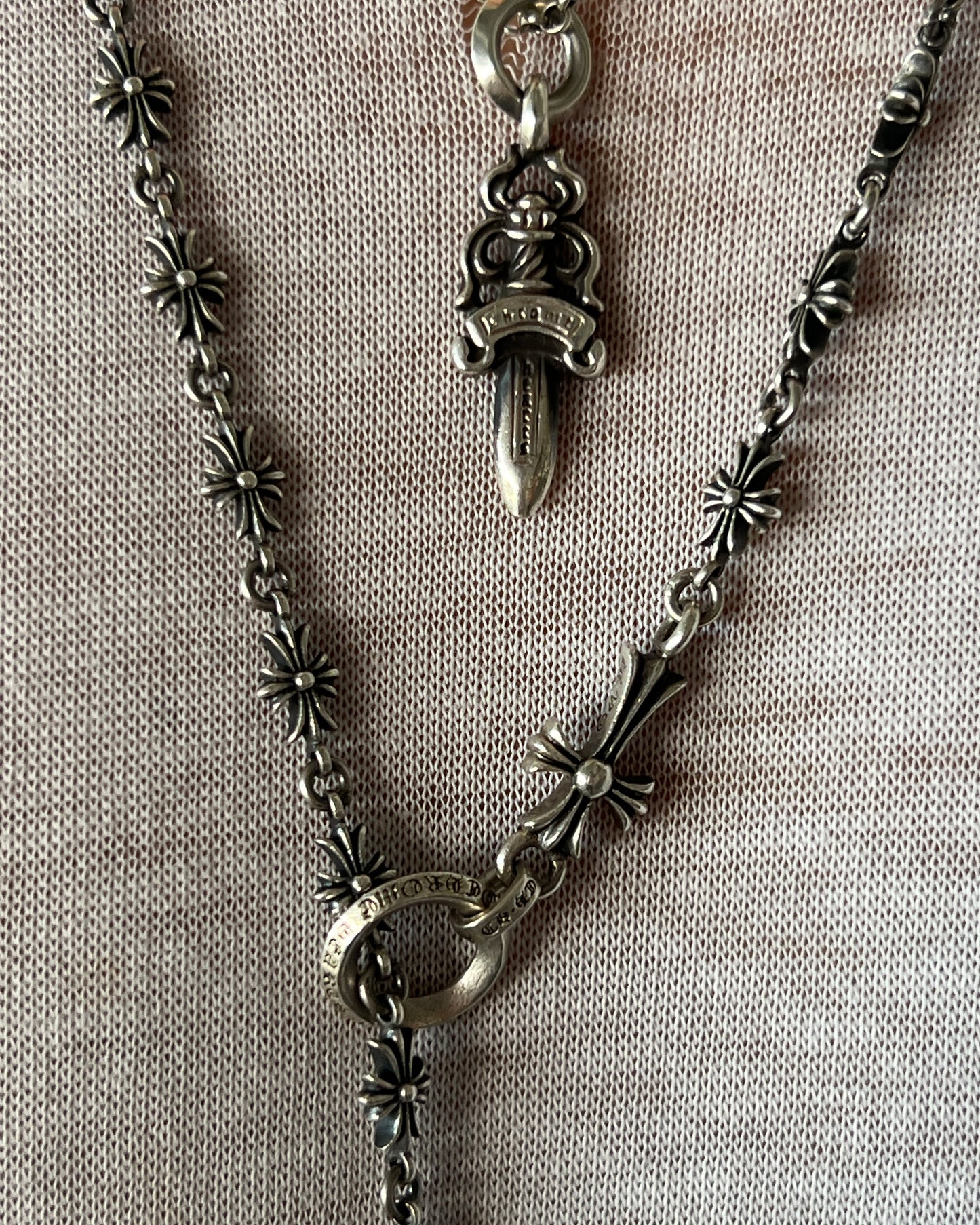 CHROME HEARTS TINY-E ROSARY