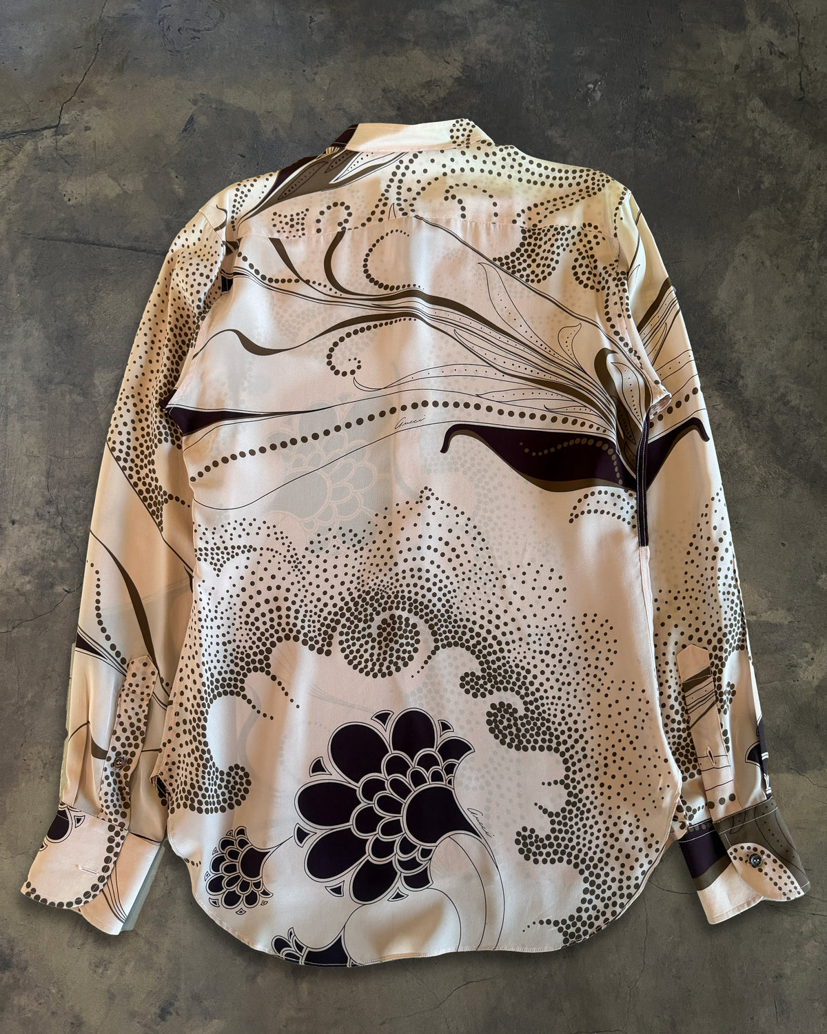 GUCCI BY TOM FORD SS1999 SILK FLORAL BUTTON UP
