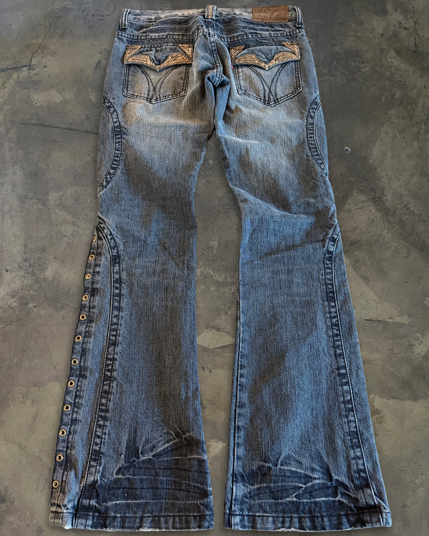 TORNADO MART LACE UP DENIM