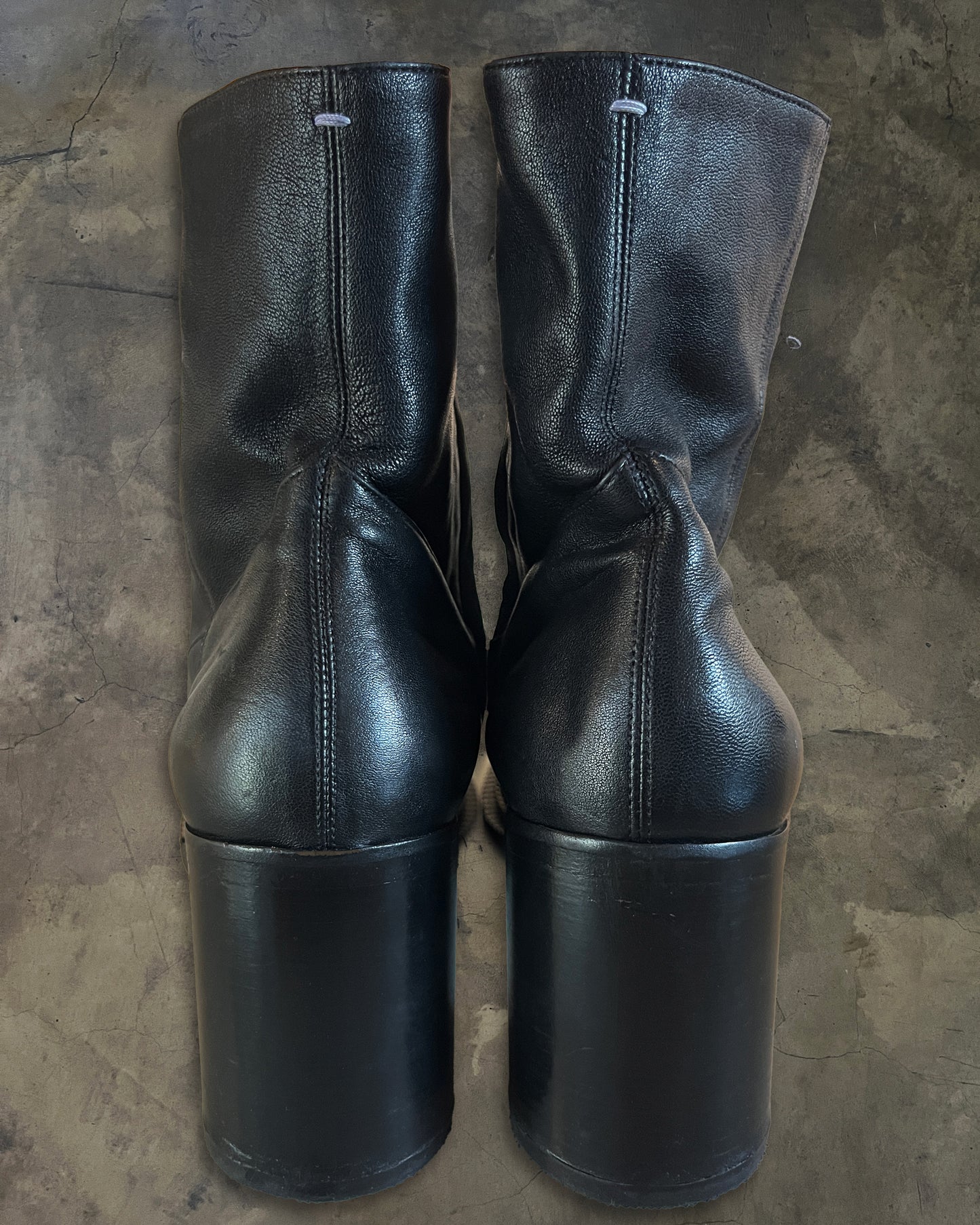 MAISON MARGIELA AW2019 RUNWAY CHUNKY HEEL BOOT