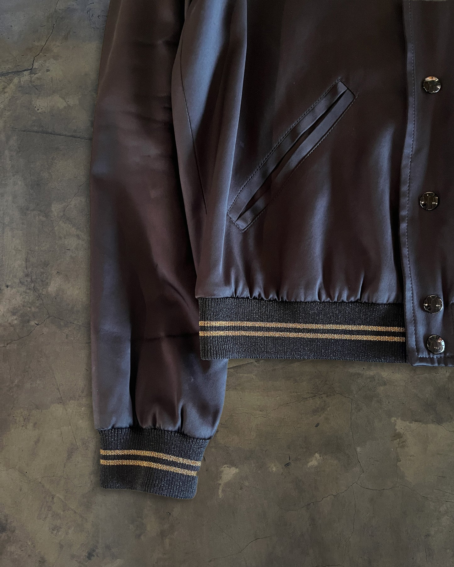 SAINT LAURENT FW2016 “PALLADIUM” SEQUINED BOMBER