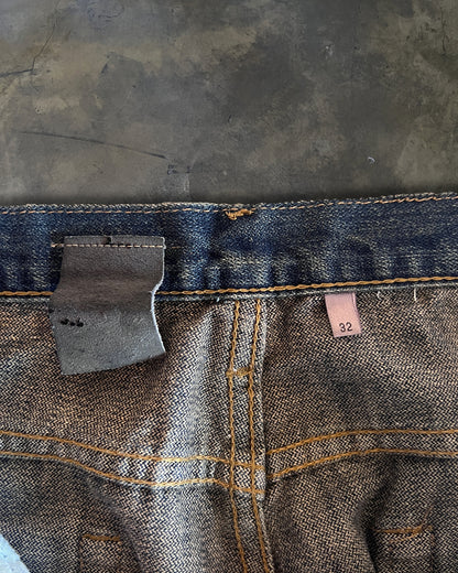 DIOR HOMME RUNWAY SS2005 BAGGY WASHED DENIM