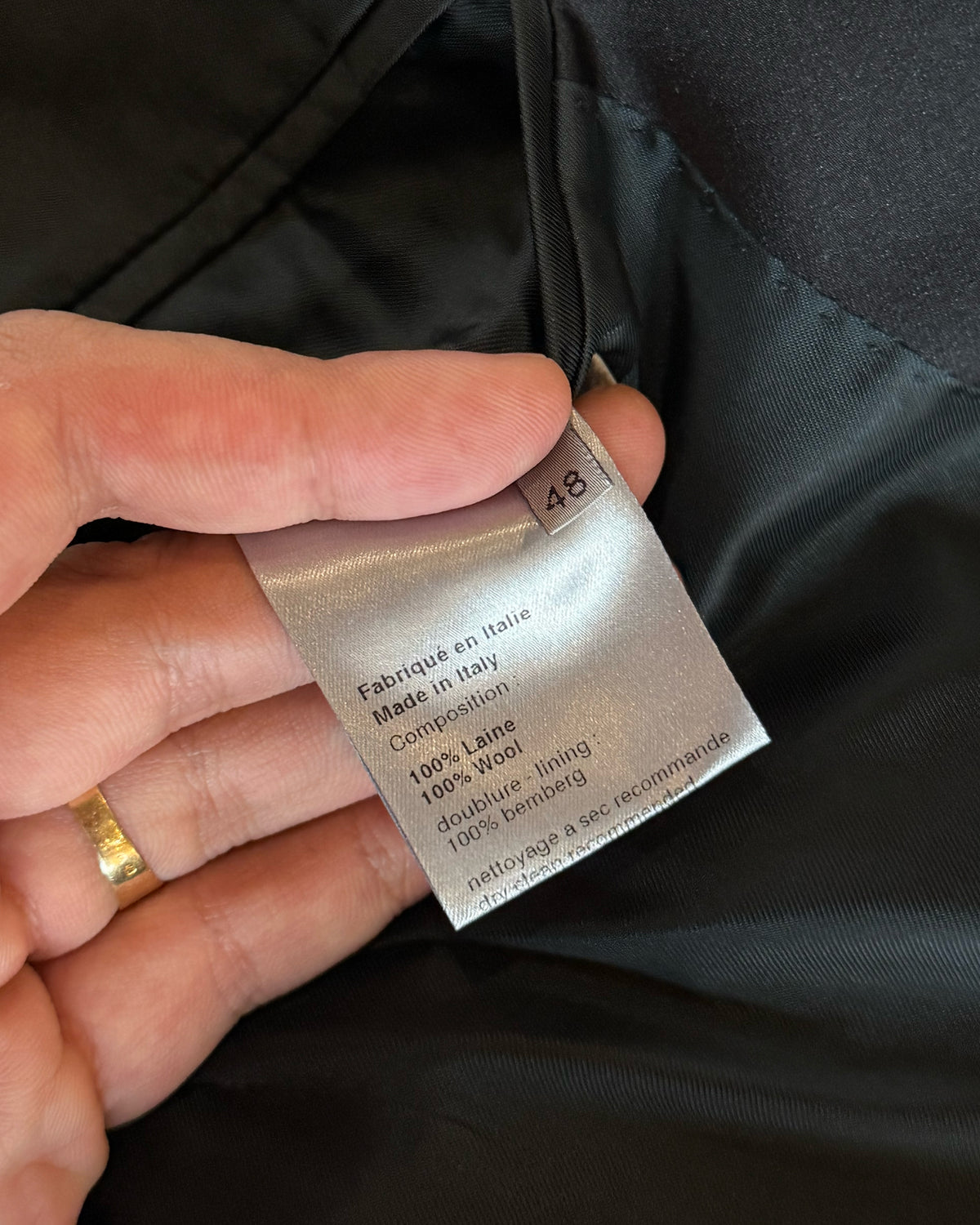 DIOR HOMME AW2005 CUTAWAY TUXEDO BLAZER