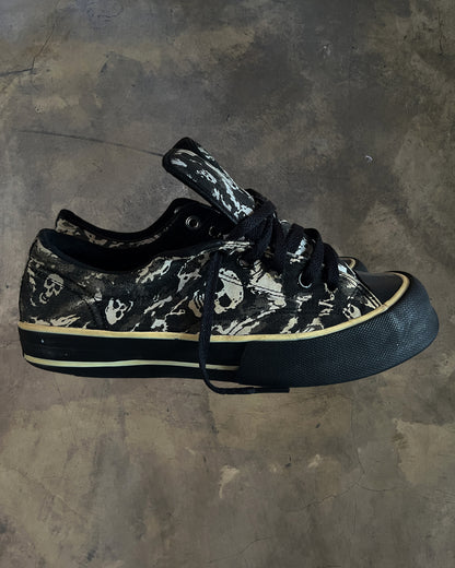 NUMBER (N)INE SS2001 "TIME MIGRATION" SKULL SNEAKERS