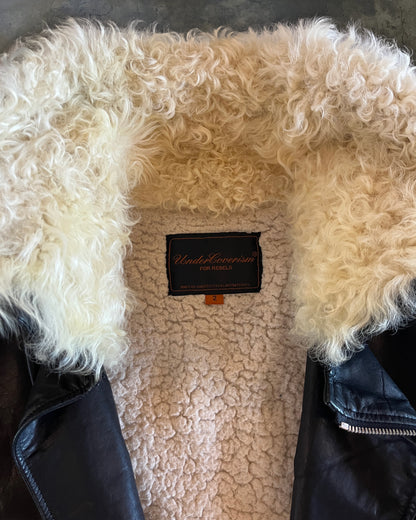 UNDERCOVER AW2006 "GURU GURU" HORSE LEATHER SHEARLING JACKET