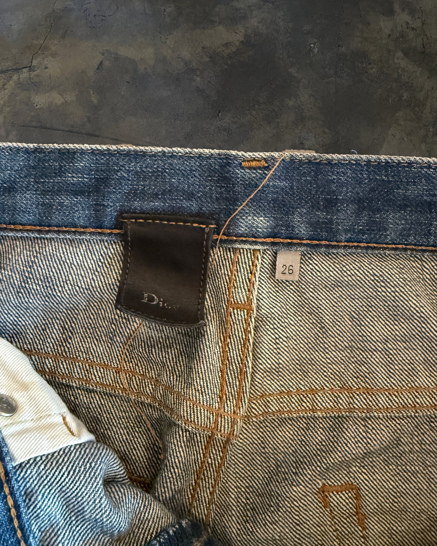 DIOR HOMME SS2006 WASHED DENIM