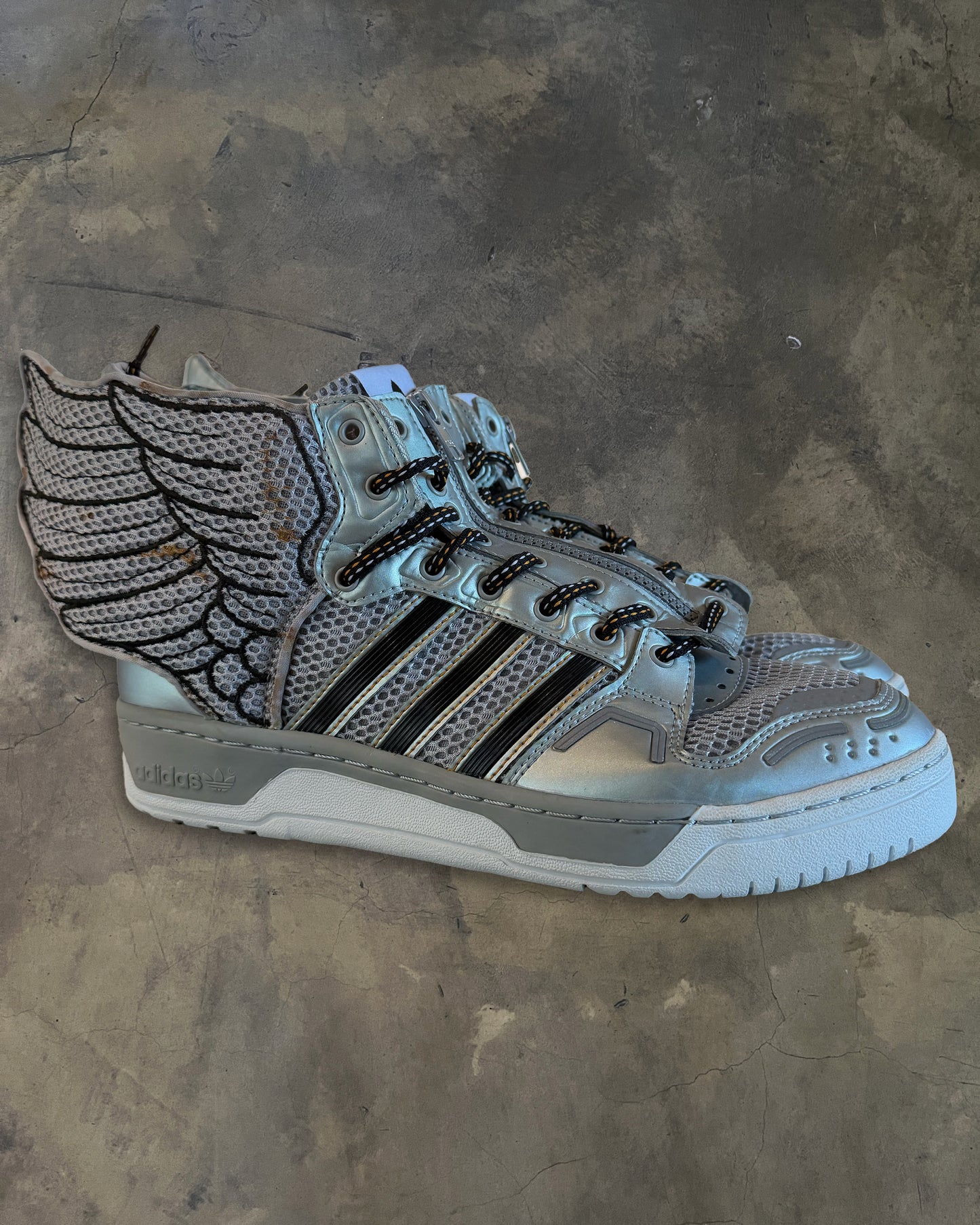 ADIDAS X JEREMY SCOTT 2.0 "METALLIC MESH" SNEAKER