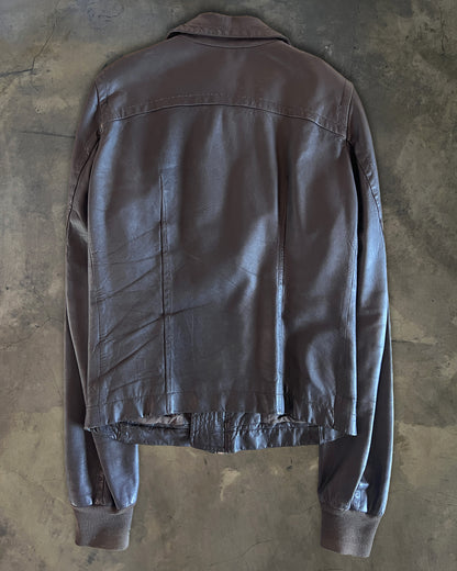 RICK OWENS SS2008 "STAG" LEATHER JACKET