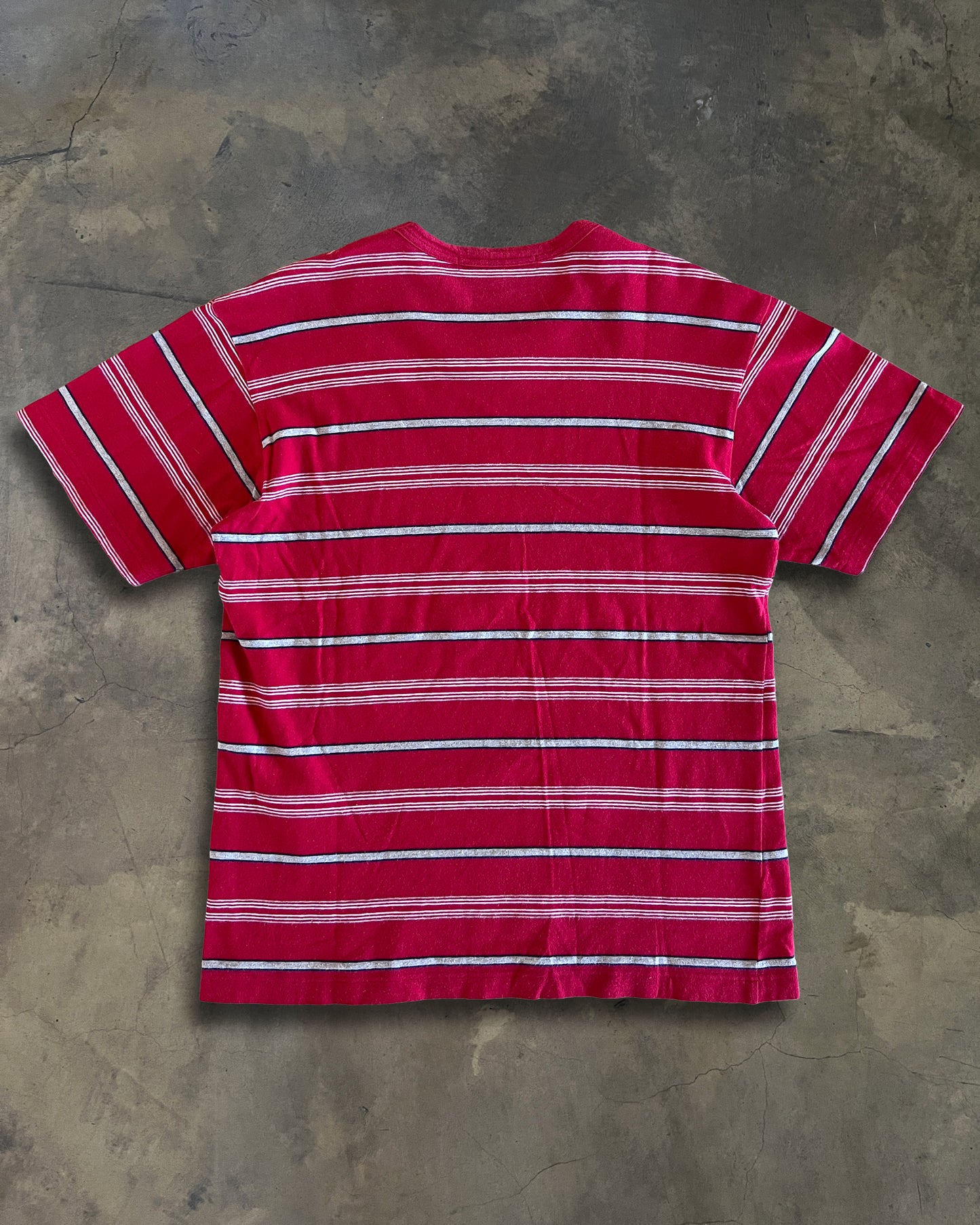 JUNYA WATANABE SS2003 STAR PRINT STRIPES T-SHIRT